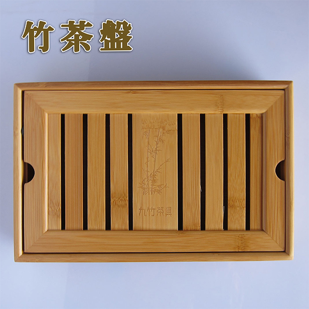 中国茶器【竹茶盤Ｔ18 １個】