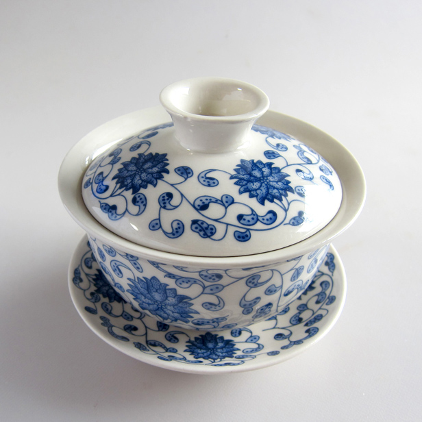 中国茶器【青花蓋碗Ｂ 100ml 1客】