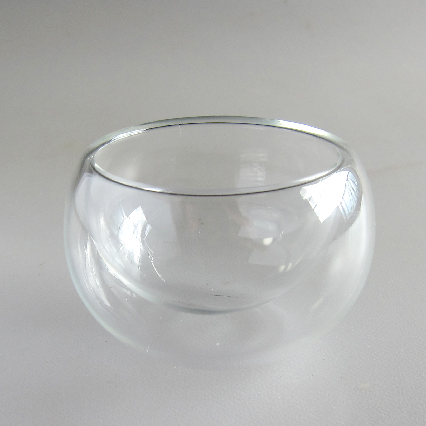 中国茶器【耐熱ガラス双層杯Ｂ（30ml）1個】