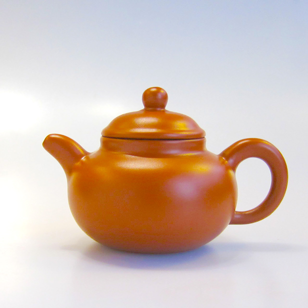 中国茶器【手工紫砂大綴duō球茶壺（宜興博物館）　１客】