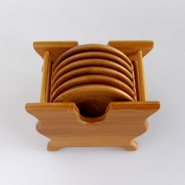 中国茶器【茶托 単円6個セット　1セット】