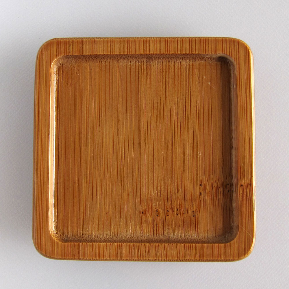 中国茶器【竹製単角茶托Ａ　1個】